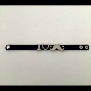 I Love Mustache bracelet